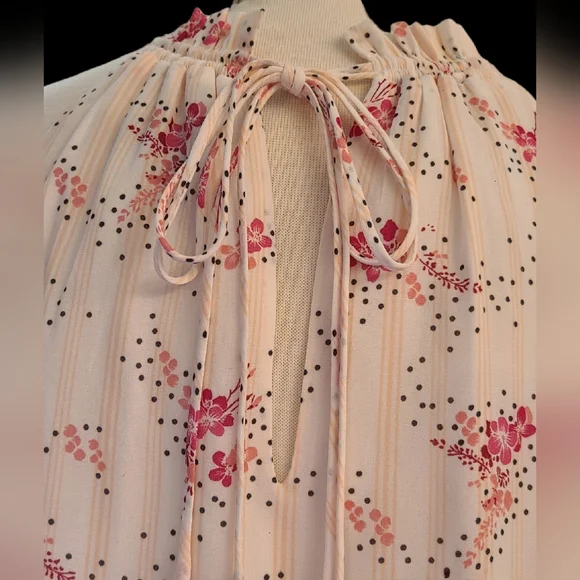 Loft size S white/pink dress - Picture 6 of 10